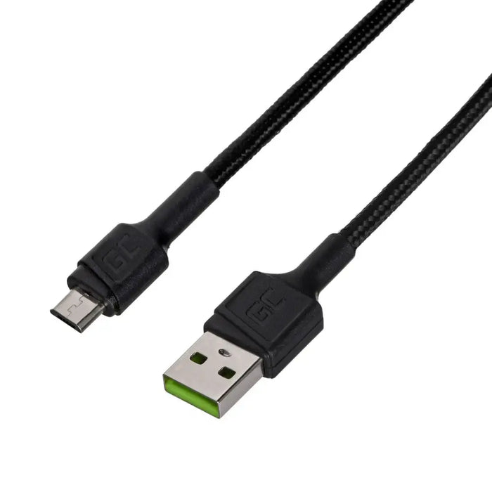 Green Cell KABGC23 USB cable USB 2.0 0.3 m USB A Micro-USB B Black - USB cablesKBA-USB<<<Cables