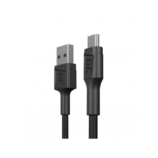 Green Cell KABGC23 USB cable USB 2.0 0.3 m USB A Micro-USB B Black - USB cablesKBA-USB<<<Cables