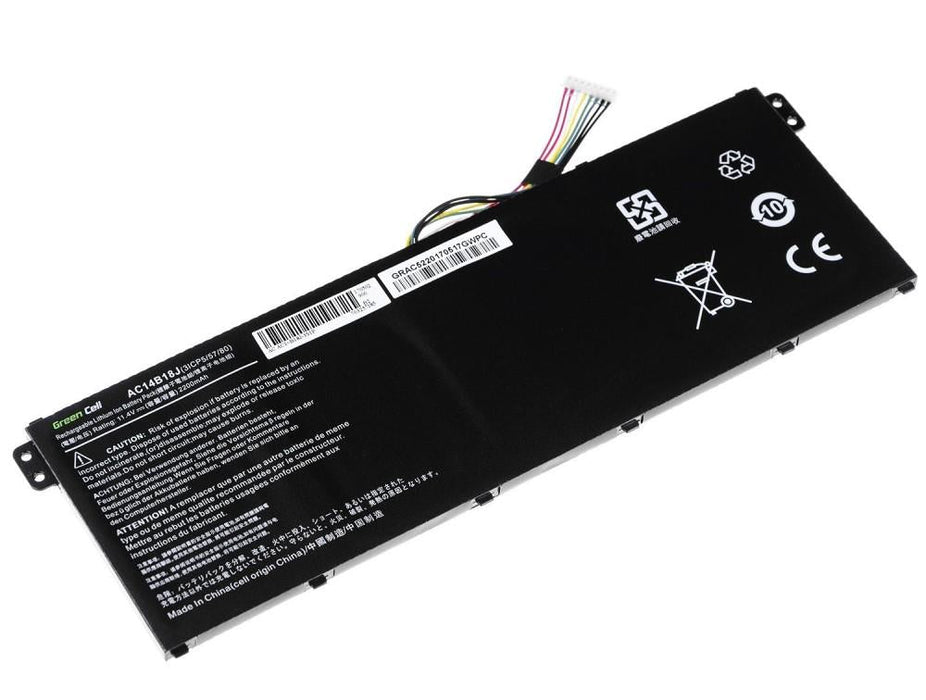 GREEN CELL laptop battery Acer Aspire E 11 ES1-111M ES1-131 E 15 ES1-512 Chromebook 11 CB3-111 13 CB5-311 AC14B3K 11.4V