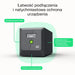 Green Cell uninterruptible power supply (UPS) Line-Interactive 1 kVA 600 W 4 AC outlet(s) - UPSZSI-UPS<<<Emergency