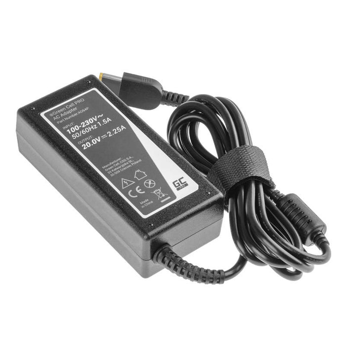 Green Cell AD64P power adapter/inverter Indoor 45 W Black