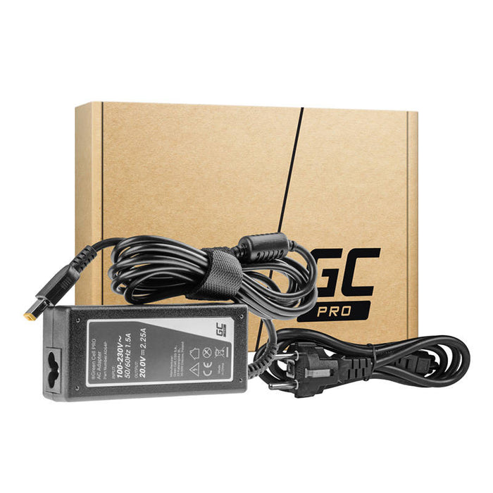 Green Cell AD64P power adapter/inverter Indoor 45 W Black
