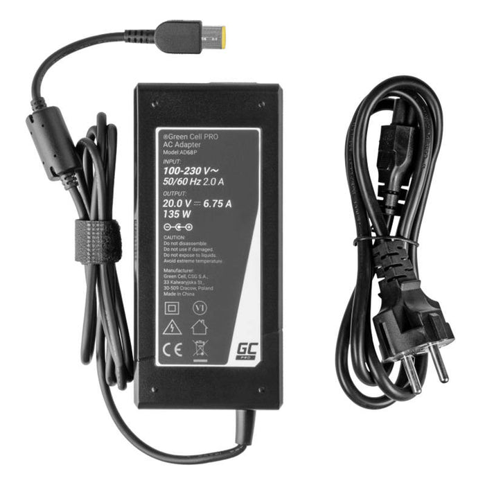 Green Cell AD68P power adapter/inverter Indoor 135 W Black