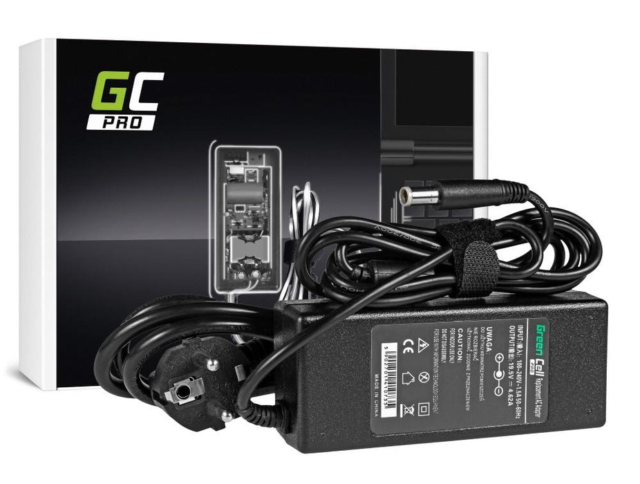 Power supply for laptop GREEN CELL, GC-AD09P-DELL, 19.5V, 4.62A