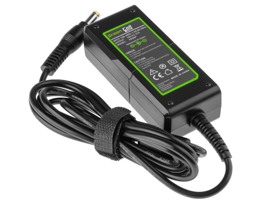 Laptop power supply GREEN CELL, PRO Charger / AC Adapter 19V 2.37A 45W for Acer 5.5mm- 1.7mm