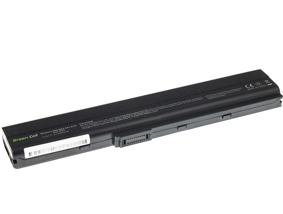 Battery for laptop GREEN CELL, Asus K52 K52J K52F K52JC K52JR, 10.8V, 4400mAh