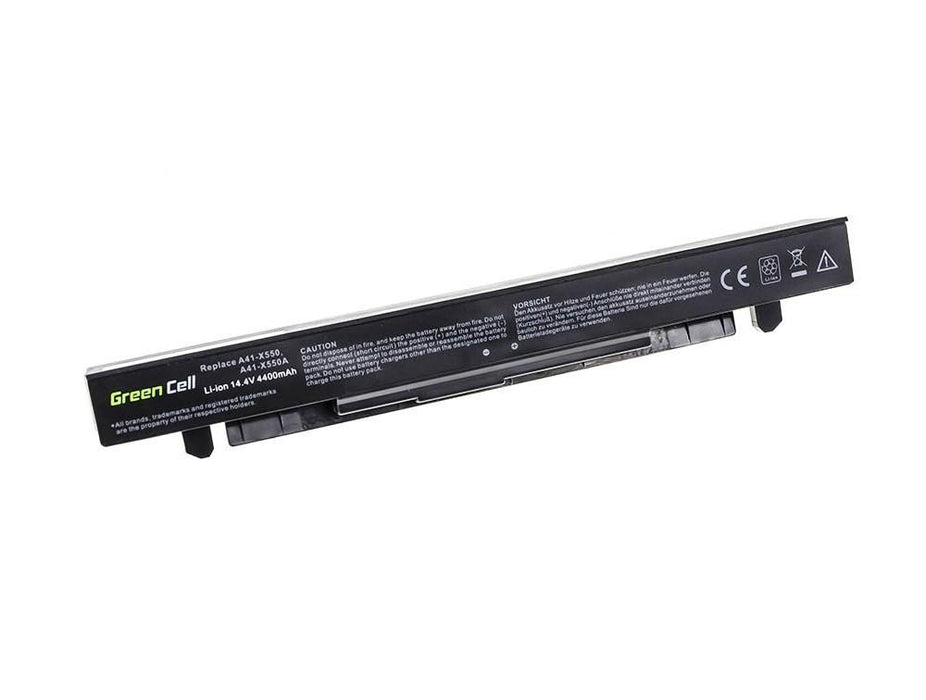 Laptop batteryGREEN CELL, A450 A550 R510 R510CA X550 X550CA X550CC X550VC, 14.4V, 4400mAh