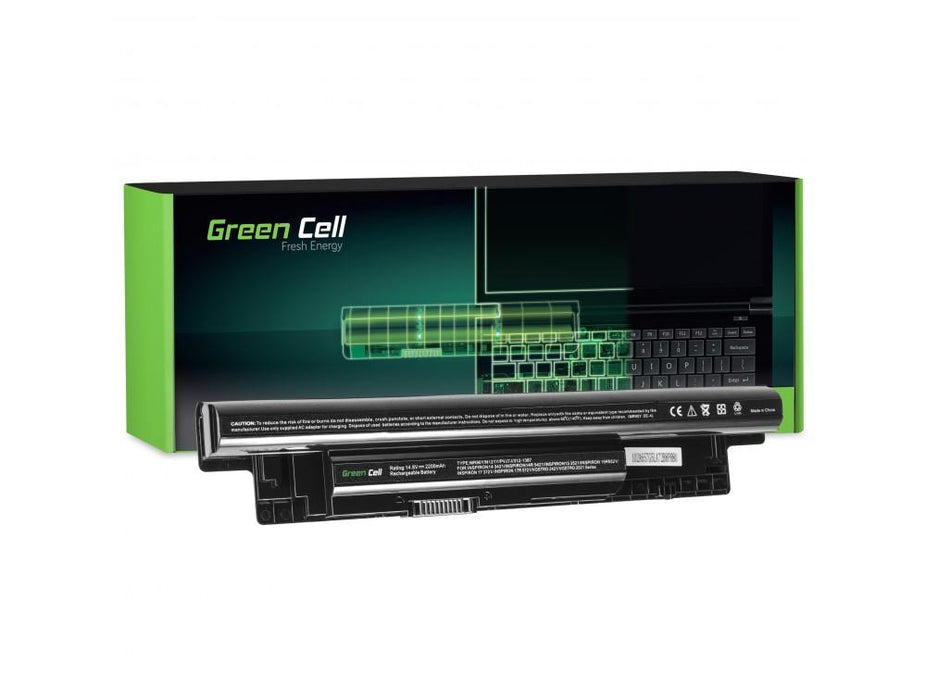 Laptop battery GREEN CELL, Dell Inspiron 15 3521 3537 15R 5521 5535 5537 17 3721 5749 17R 5721 5735 5737, 14.8V, 2200mAh