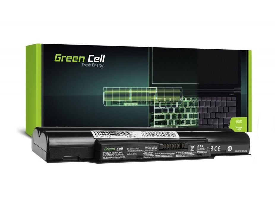 Laptop battery GREEN CELL, FUJITSU AH532/AH512/AH502/A532 FPCBP331 FMVNBP213, 10.8V, 4400mAh