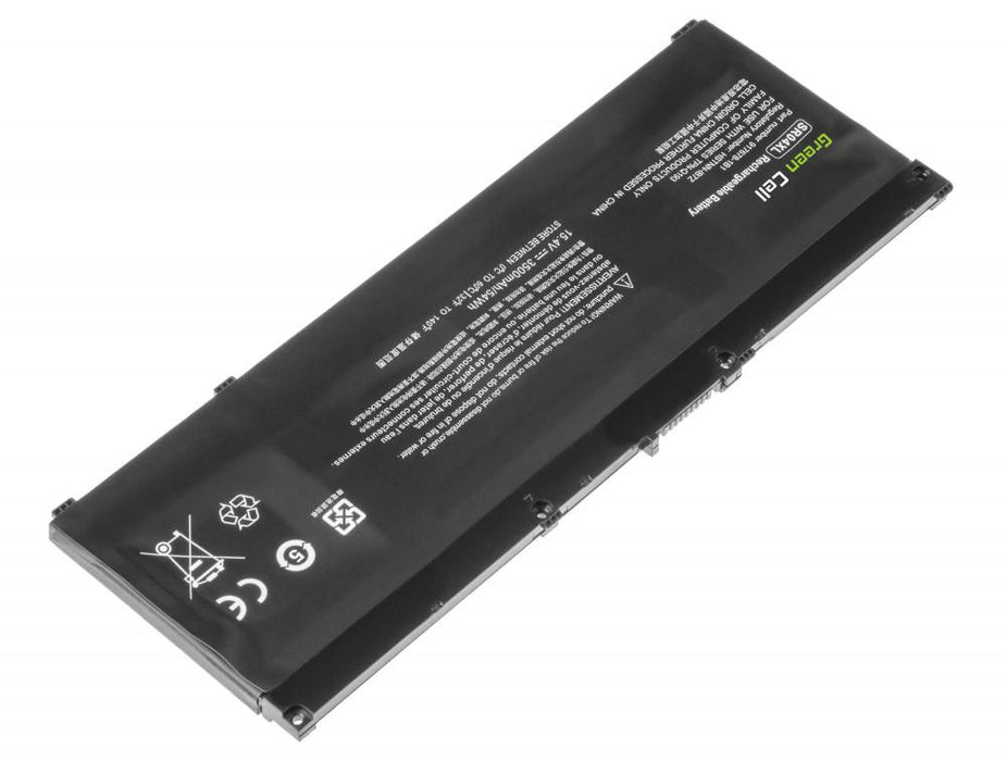 HP Omen 15-ce000ng Laptop Battery; Pavilion 15-CE015DX SR04XL LiPo 15.4V 3500mAh GREEN CELL