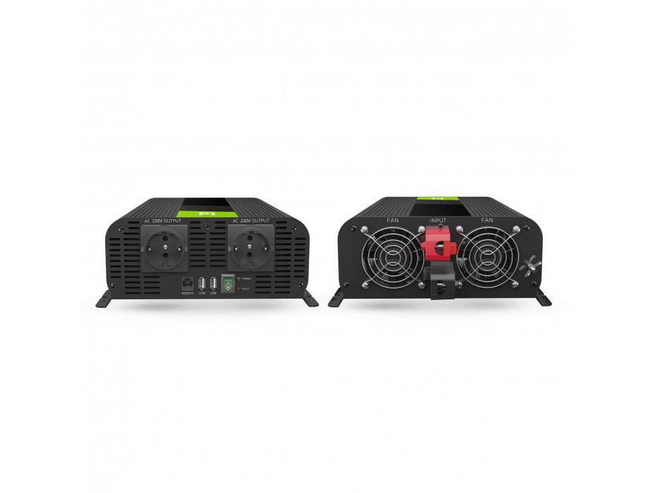 Inverter GREEN CELL, 12/220V, DC/AC, 2000W/4000W, Pure sine wave