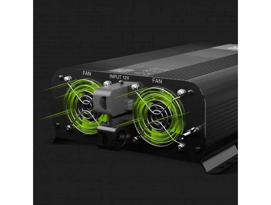 Inverter GREEN CELL, 12/220V, DC/AC, 2000W/4000W, Pure sine wave