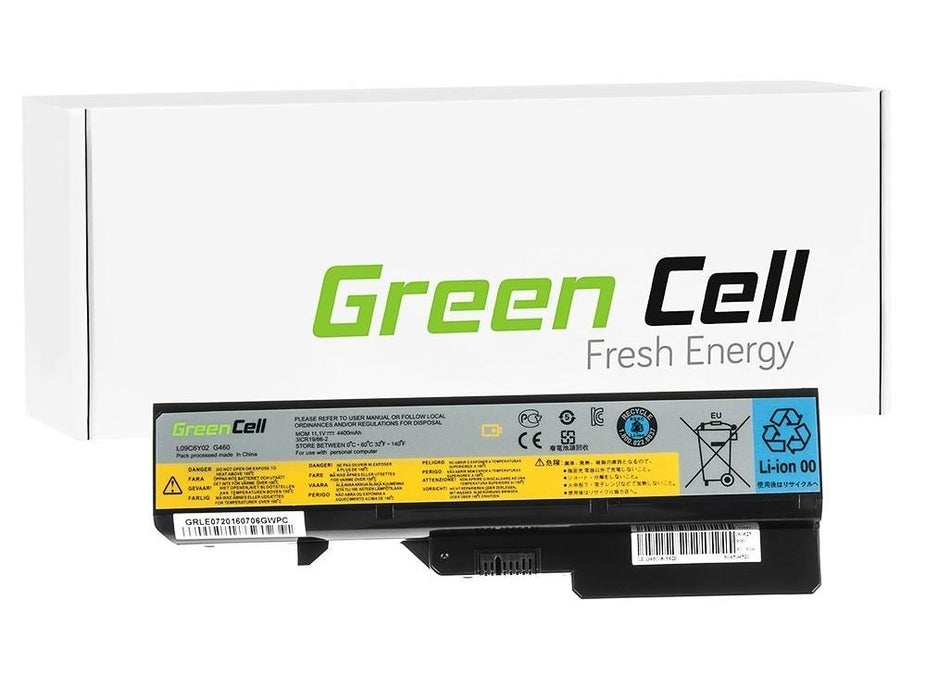 Battery for laptop GREEN CELL, IBM Lenovo B570 G560 G570 G575 G770 G780 IdeaPad Z560 Z565 Z570 Z585, 10.8V, 4400mAh