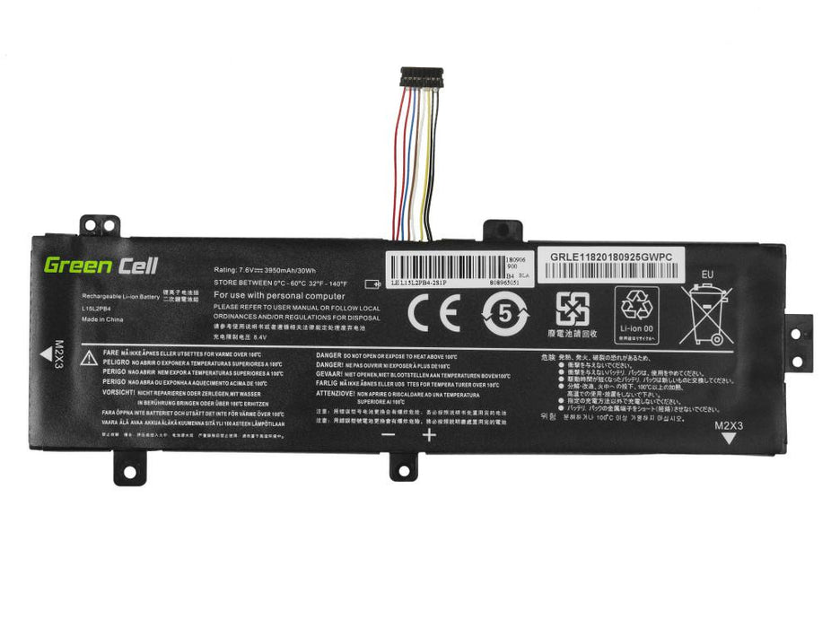 Laptop battery GREEN CELL, Lenovo L15C2PB3 L15L2PB4 L15M2PB3 L15S2TB0 for Lenovo Ideapad 310-15 IAP 310-15IKB 310-15ISK 510-15IKB 510-15ISK 7.6V 3500mAh