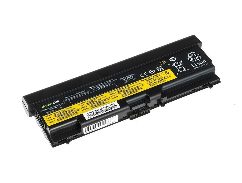 Laptop battery GREEN CELL, BM Lenovo ThinkPad T410 T420 T510 T520 W510 Edge 14 15 E525 42T4235, 10.8V, 6600mAh