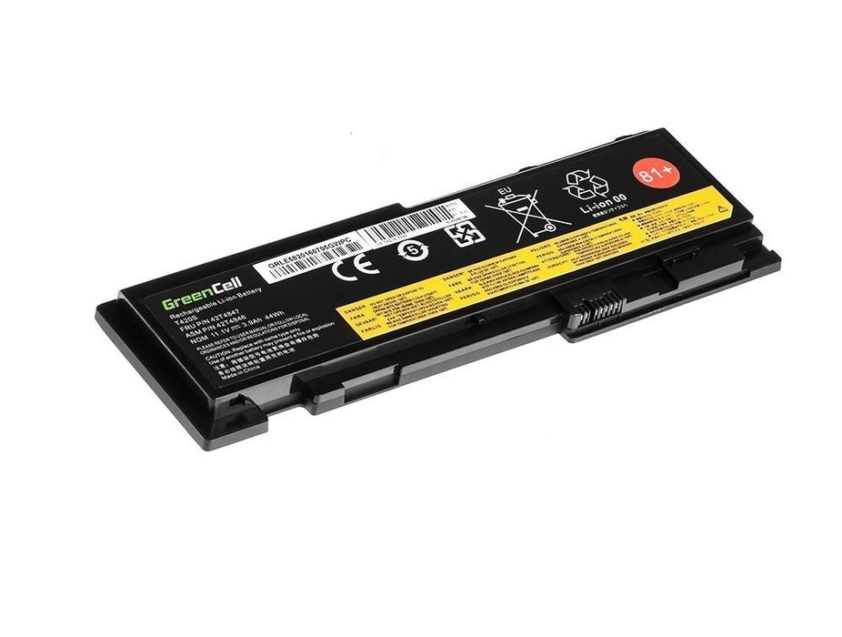 Laptop battery GREEN CELL, Lenovo ThinkPad T420s T420si T430s 42T4846, 11.1V, 3600mA