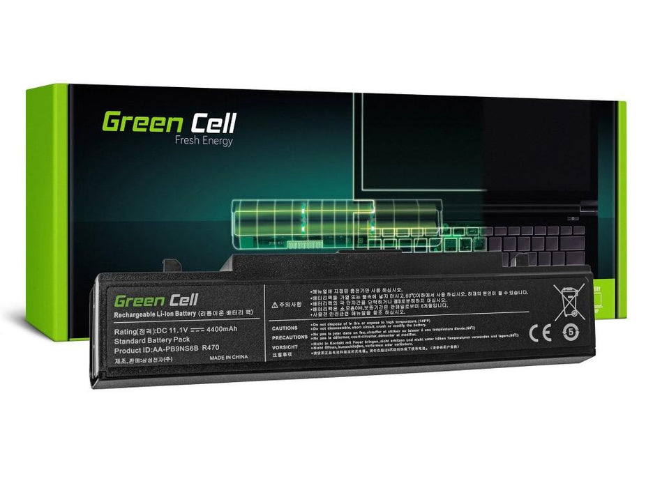 Laptop battery GREEN CELL, Samsung PB9NC6B Q318 R710 PB9NC6B, 11.1V, 4400mAh