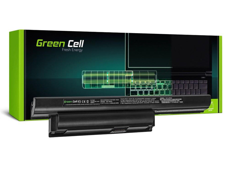 Battery for laptop GREEN CELL VGPBPS22, Sony VAIO PCG-71211M PCG-61211M PCG-71212M, 11.1V, 4400mAh
