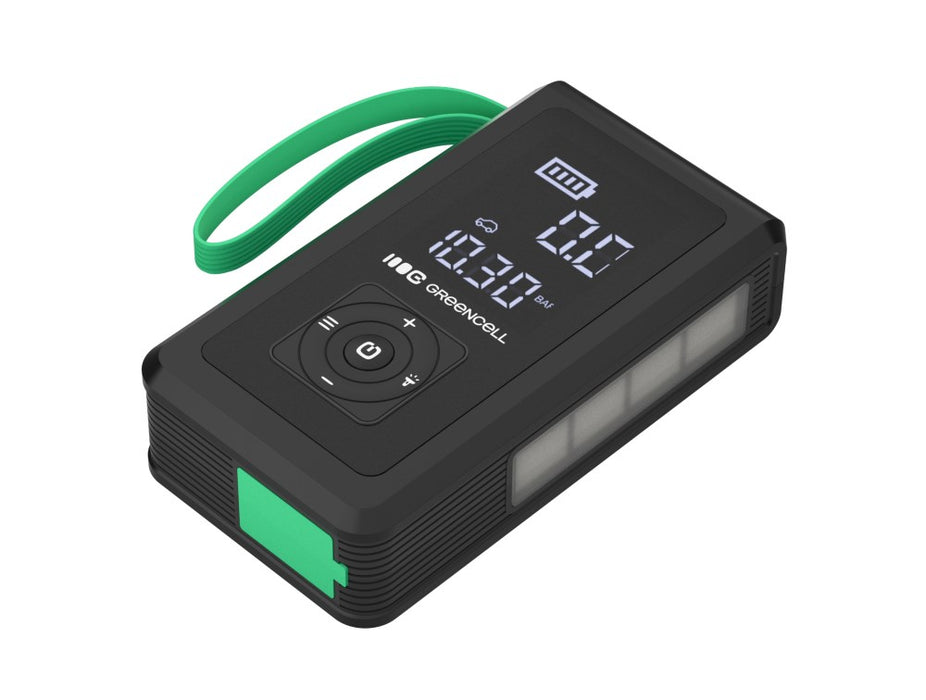 Green Cell CJSGC03 power bank Lithium-Ion (Li-Ion) 8000 mAh Black, Light Green