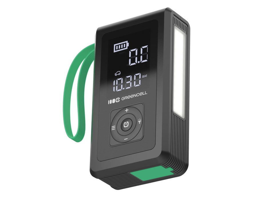 Green Cell CJSGC03 power bank Lithium-Ion (Li-Ion) 8000 mAh Black, Light Green