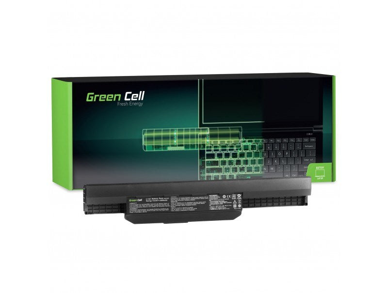 Battery for laptop GREEN CELL, Asus A32-K53 K53E K53S K53SV X53 X53S X53U X54 X54C X54H, 11.1V, 4400mAh