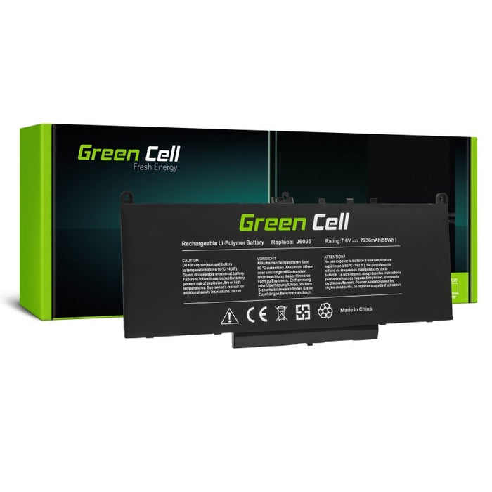Laptop Battery Dell Latitude E7270 E7470 J60J5 7.6V 5800mAh GREEN CELL