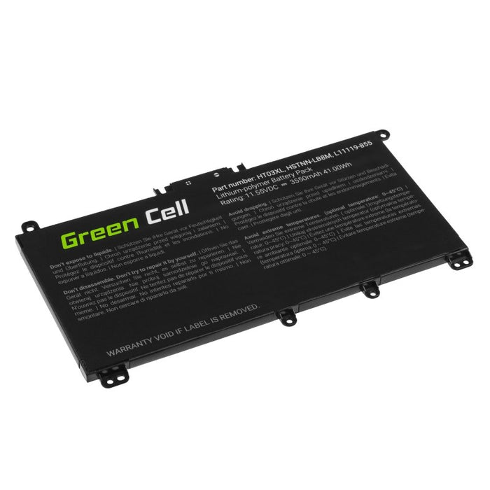 GREEN CELL Laptop Battery, HP 250 G7 G8 255 G7 G8 240 G7 G8 245 G7 G8 470 G7, HP 14 15 17, HP Pavilion 14 15 HT03XL L11119-855 11.55V 3400mAh