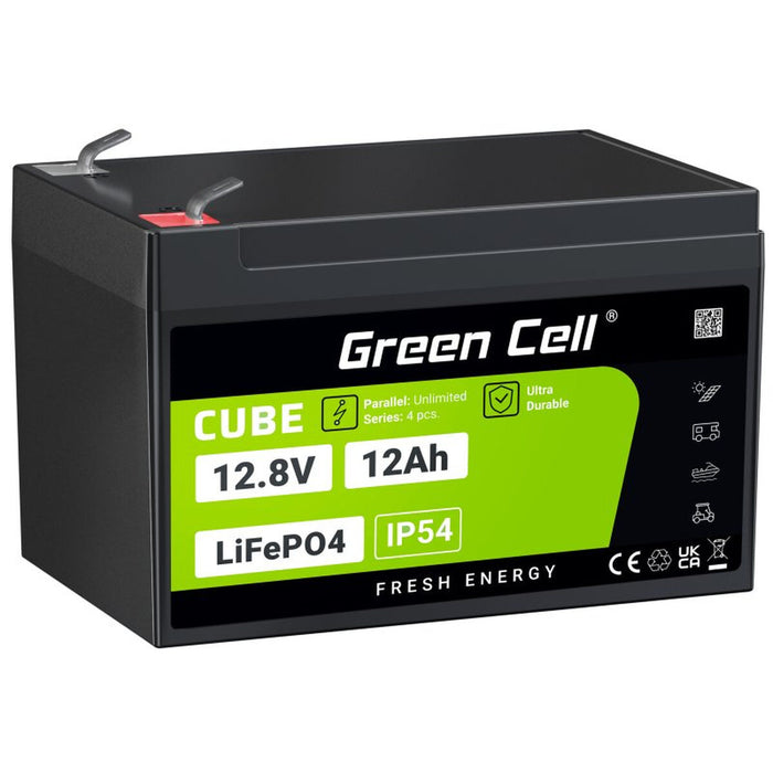 Battery for Uninterruptible Power Supply System UPS Green Cell LFPGC12V12AH 12 Ah