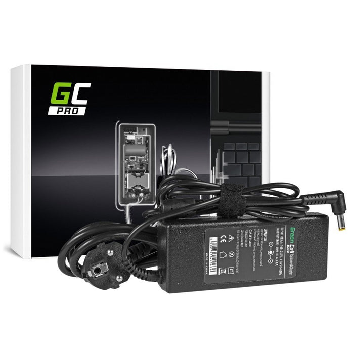 Laptop power supply GREEN CELL, PRO Charger / AC Adapter 19V 4.74A 90W for Acer 5.5mm- 1.7mm