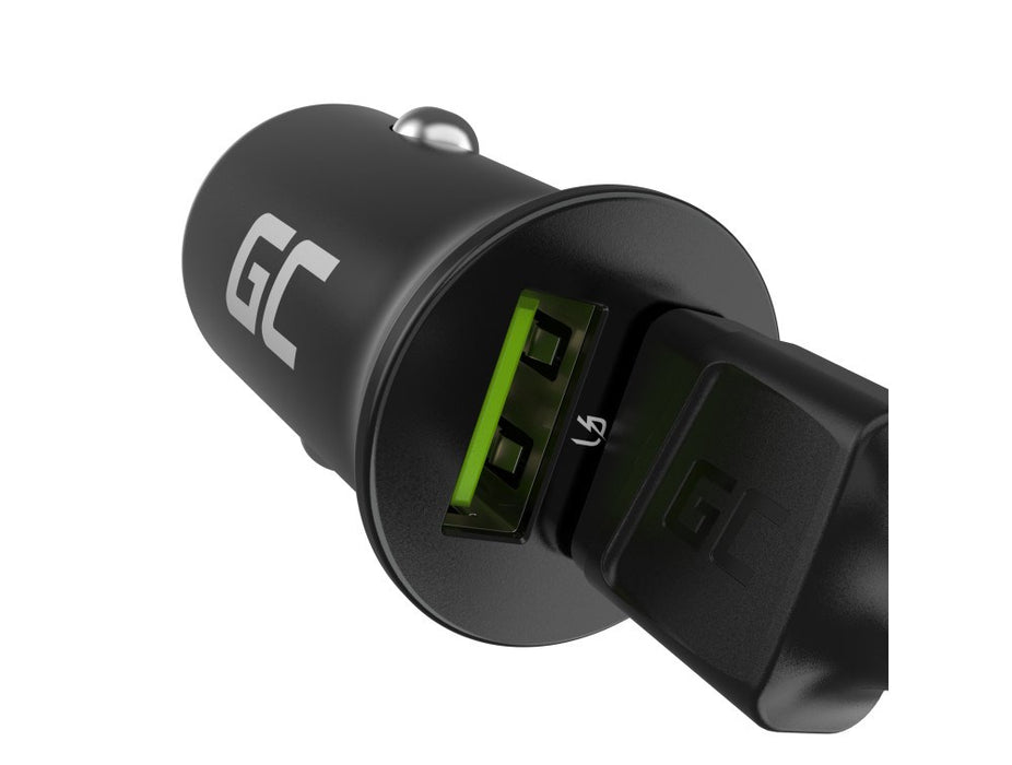Green Cell Car Charger GC PowerRide Nano36 36W 6A 2x USB-A