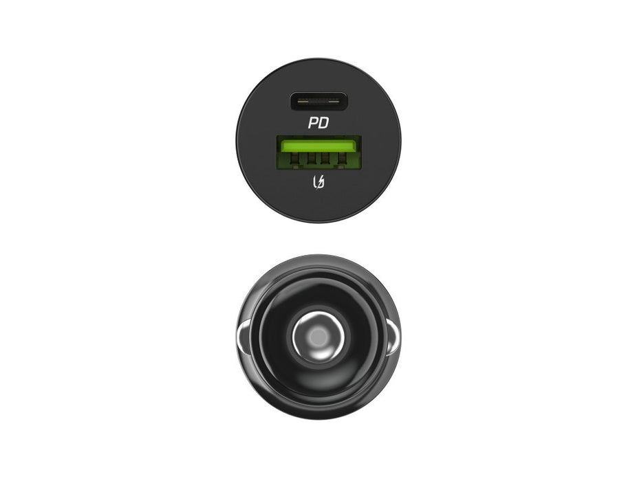 Green Cell GC PowerRide Nano38 38W 6A 1x USB-C 1x USB-A car charger
