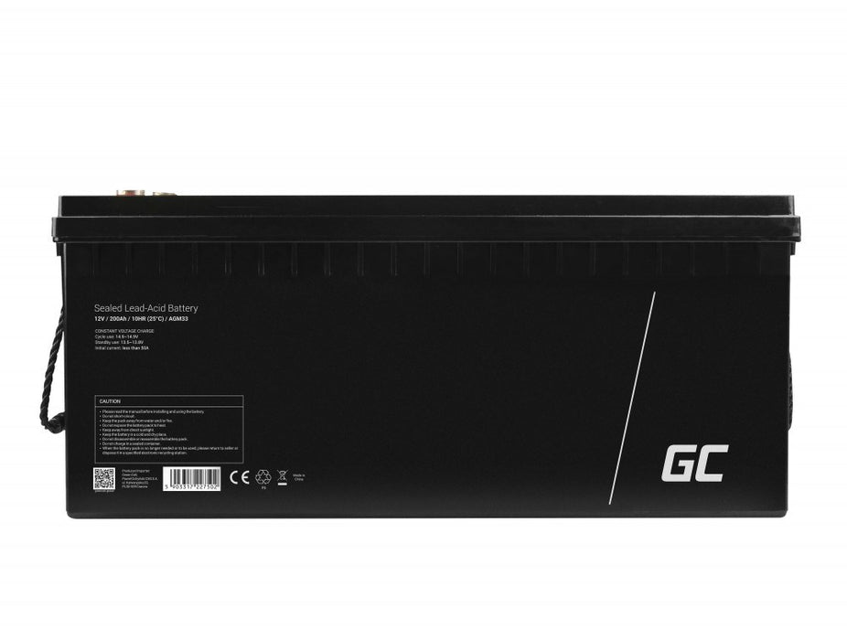 Green Cell AGM33 vehicle battery VRLA AGM 200 Ah 12 V Marine / Leisure