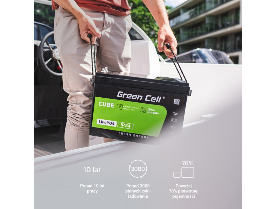 Green Cell LFPGC12V100AH UPS battery Lithium Iron Phosphate (LiFePO4) 12.8 V 100 Ah