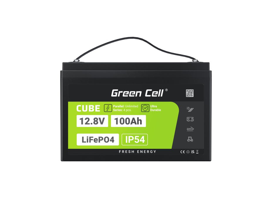 Green Cell LFPGC12V100AH UPS battery Lithium Iron Phosphate (LiFePO4) 12.8 V 100 Ah