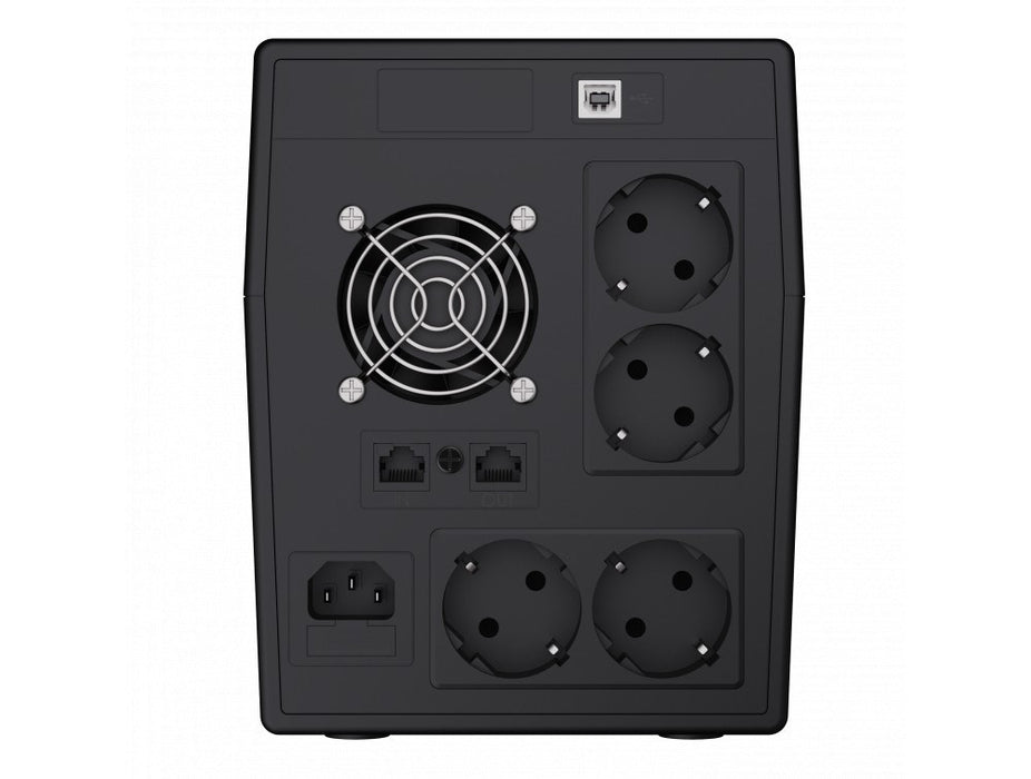 Green Cell UPS04 uninterruptible power supply (UPS) Line-Interactive 1.999 kVA 900 W 5 AC outlet(s)