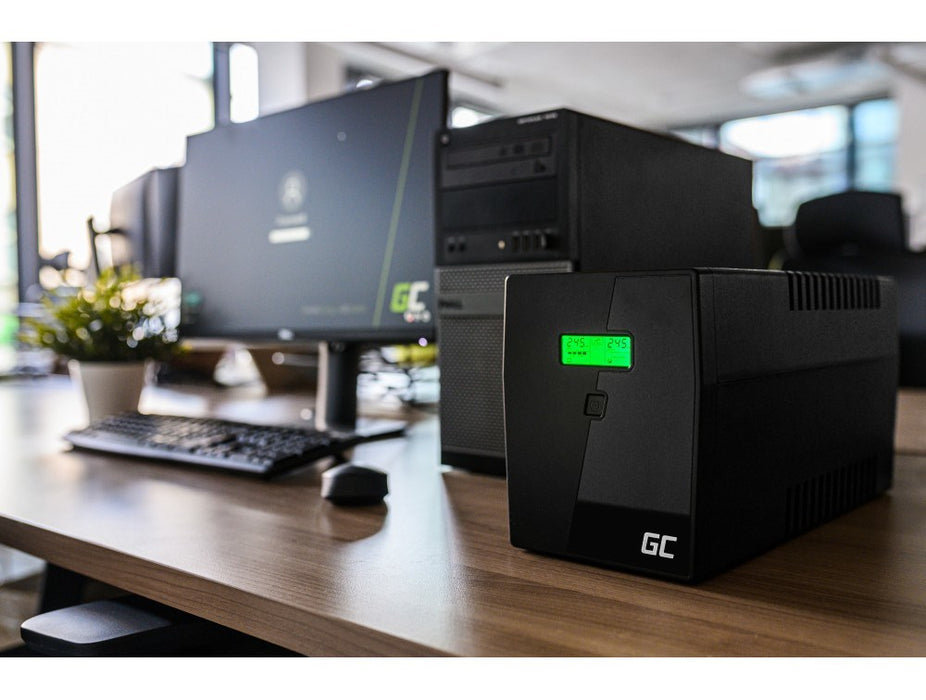 Green Cell UPS09 uninterruptible power supply (UPS) Line-Interactive 3 kVA 1400 W 5 AC outlet(s)