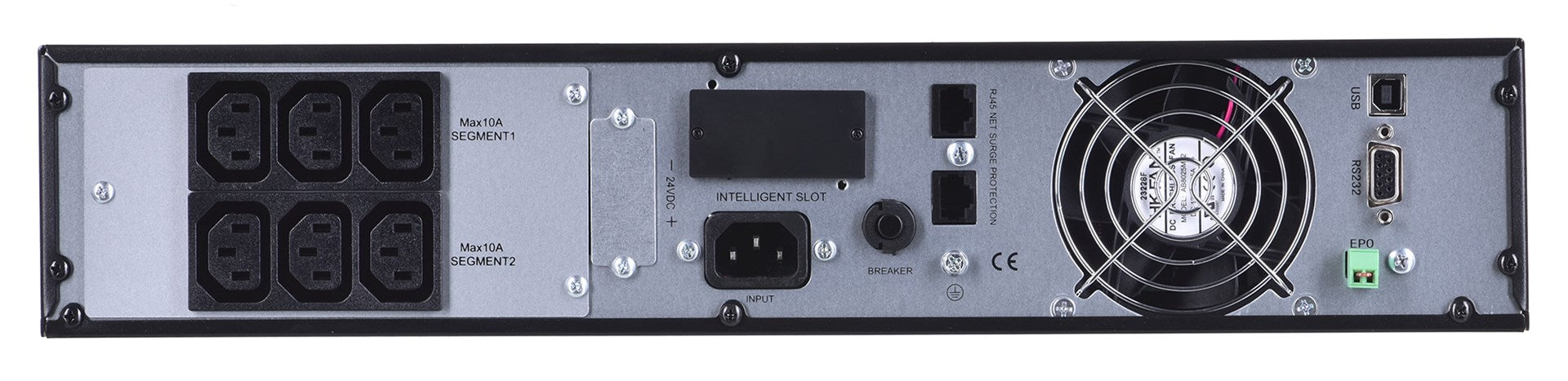 Green Cell UPS13 rack UPS RTII 1000VA 900W with LCD Display