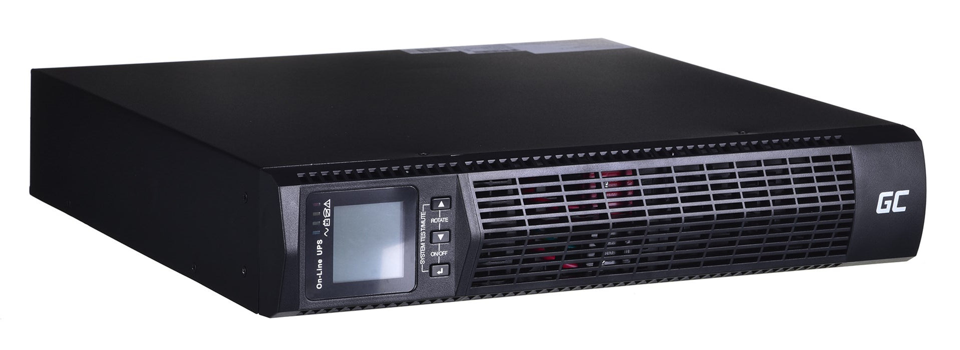 Green Cell UPS13 rack UPS RTII 1000VA 900W with LCD Display