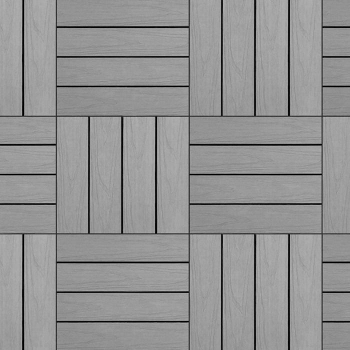 DECKING TILE 30X30CM GREEN WALL SS05 MAGIC GRAY
