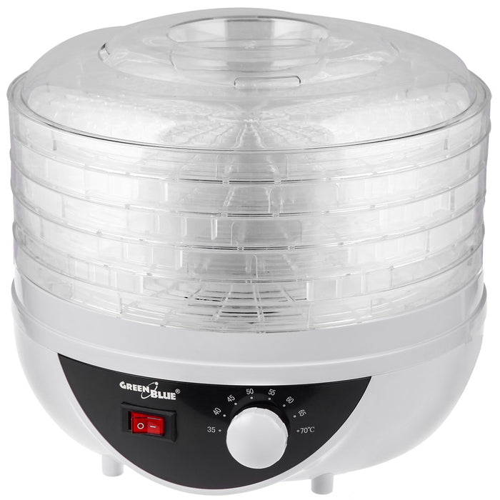 GreenBlue mushroom, vegetable and fruit dryer, 250W power, very quiet, 5 sieves, GB195