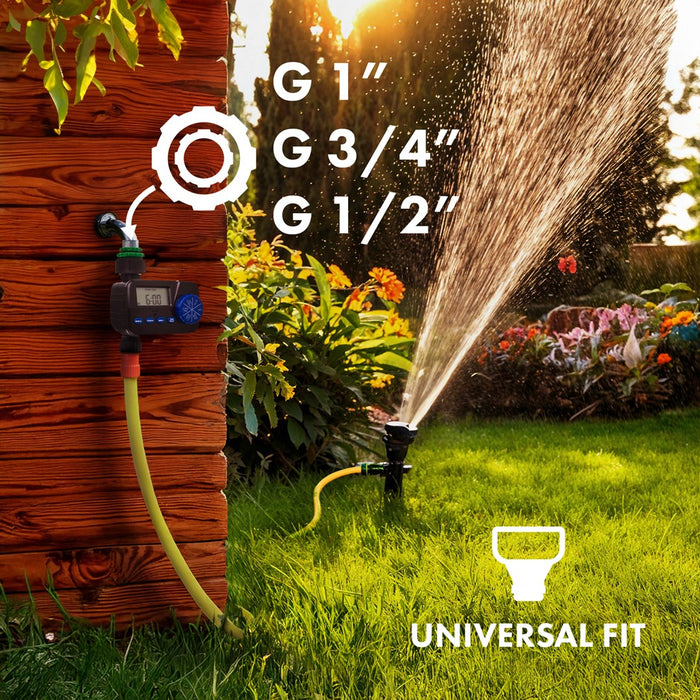 GreenBlue electronic irrigation controller, programmer, 2x1.5V AA power supply, GB390