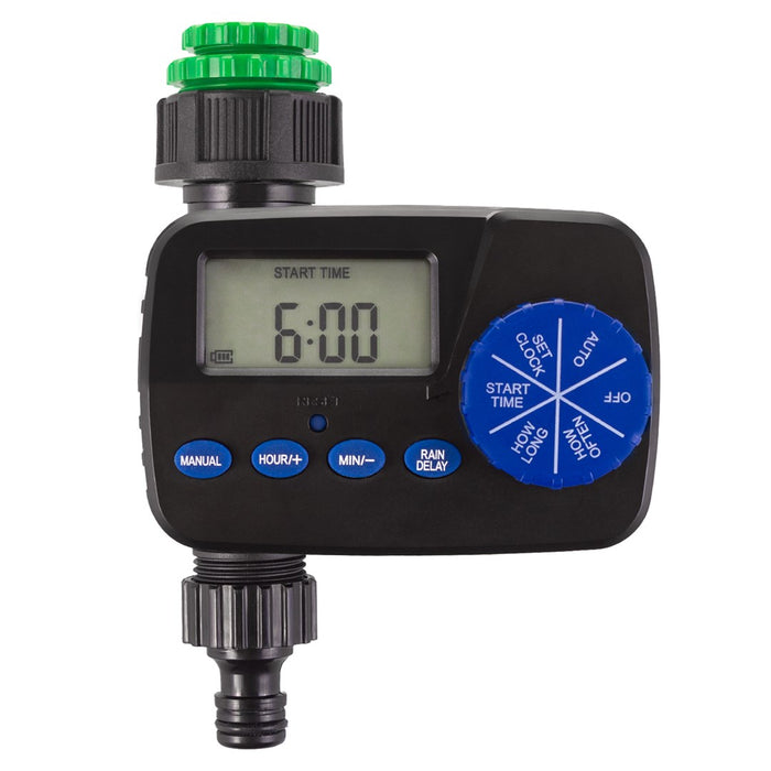 GreenBlue electronic irrigation controller, programmer, 2x1.5V AA power supply, GB390