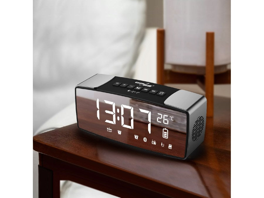 Greenblue 62917 Clock Digital Black, Grey