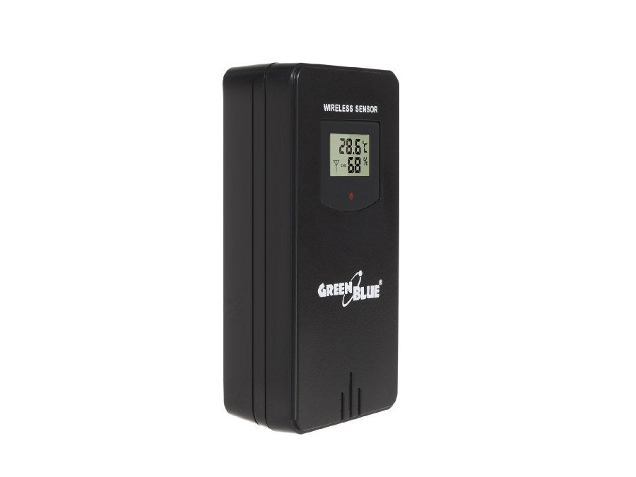 Greenblue GB526 digital weather station Black Battery