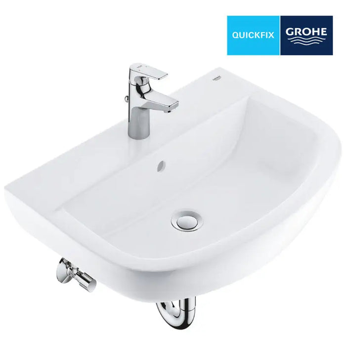 GROHE BAU CERAMIC WASHBASIN MIXER AND SIPHON SET - Умивалници и конзоли<<<Санитарна керамика и