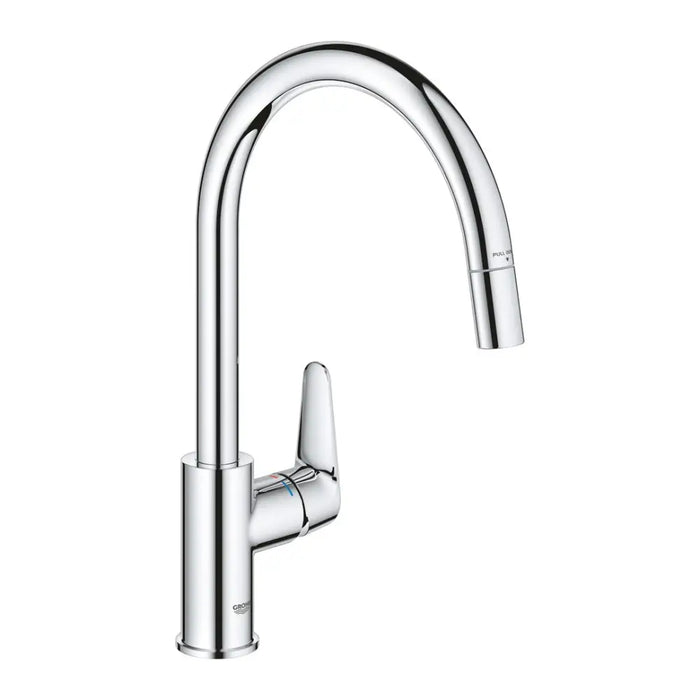 GROHE baucurve 30547000 Single lever kitchen sink mixer Chrome - Kitchen tapsAGD-BAT<<<Home Appliance