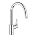 GROHE baucurve 30547000 Single lever kitchen sink mixer Chrome - Kitchen tapsAGD-BAT<<<Home Appliance