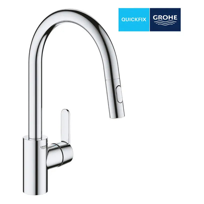 GROHE GET DUAL KITCHEN FAUCET WITH PULL-OUT SHOWER - Смесители за кухня<<<Кухня<<<Praktiker&&&Кухненски