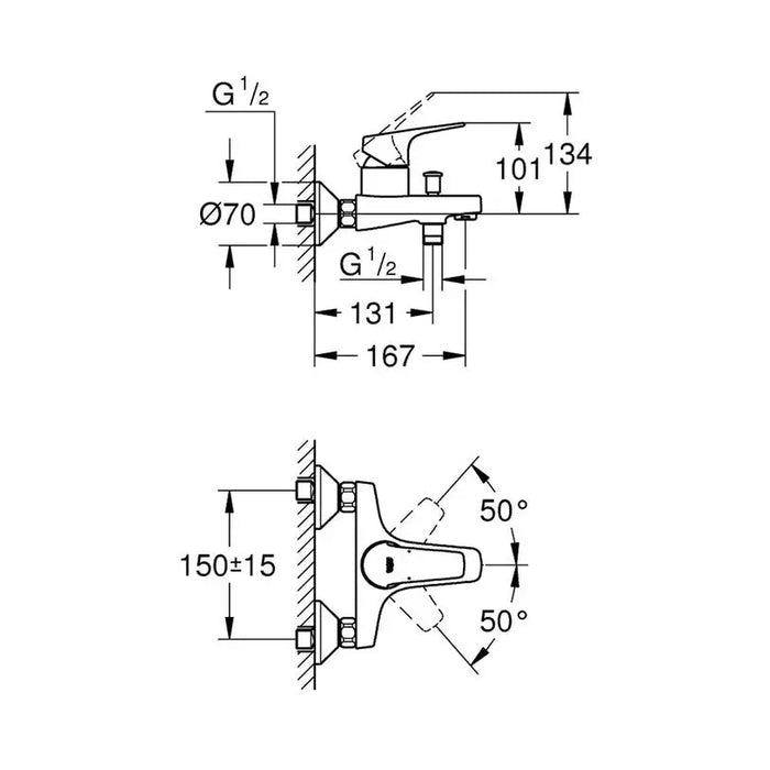 GROHE START FLOW FAUCET - Смесители<<<Смесители и душове<<<Баня<<<Praktiker&&&Смесители за