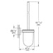 GROHE START TOILET BRUSH - Аксесоари за баня<<<Аксесоари за баня<<<Баня<<<Praktiker&&&Четки за тоалетна<<<Аксесоари за